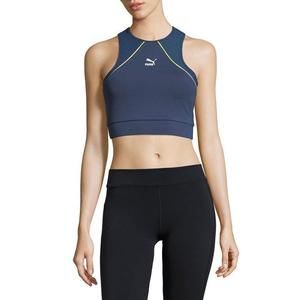 PUMA Womens Racerback Summer Reload Sports Bra Size M